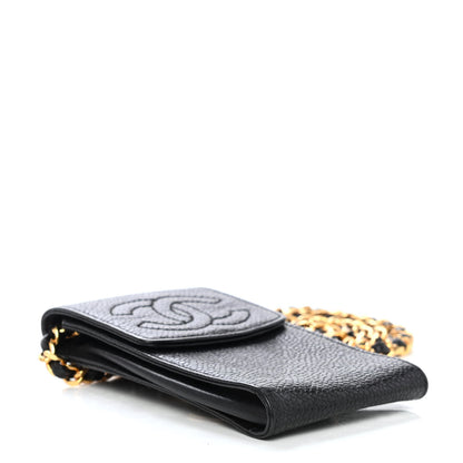 Chanel Caviar CC Phone Holder Crossbody Black 3 of 4