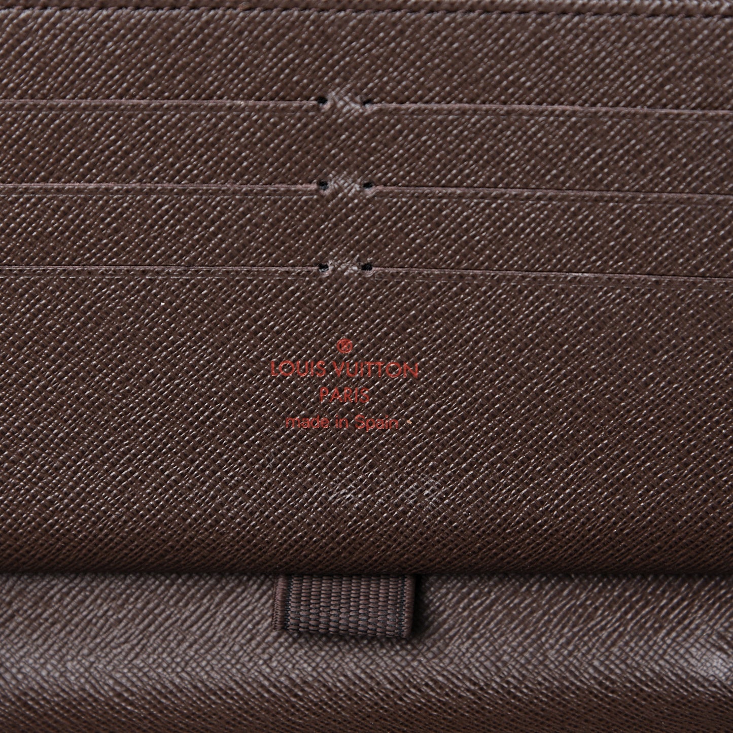 Damier Ebene Zippy Organizer Wallet