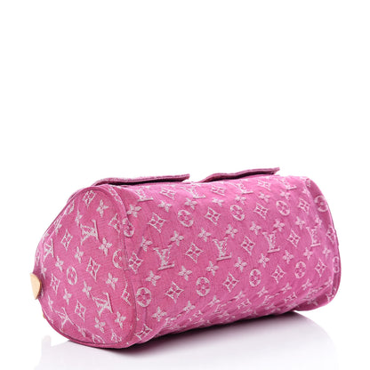Louis Vuitton Monogram Denim Neo Speedy Fuchsia 4 of 16