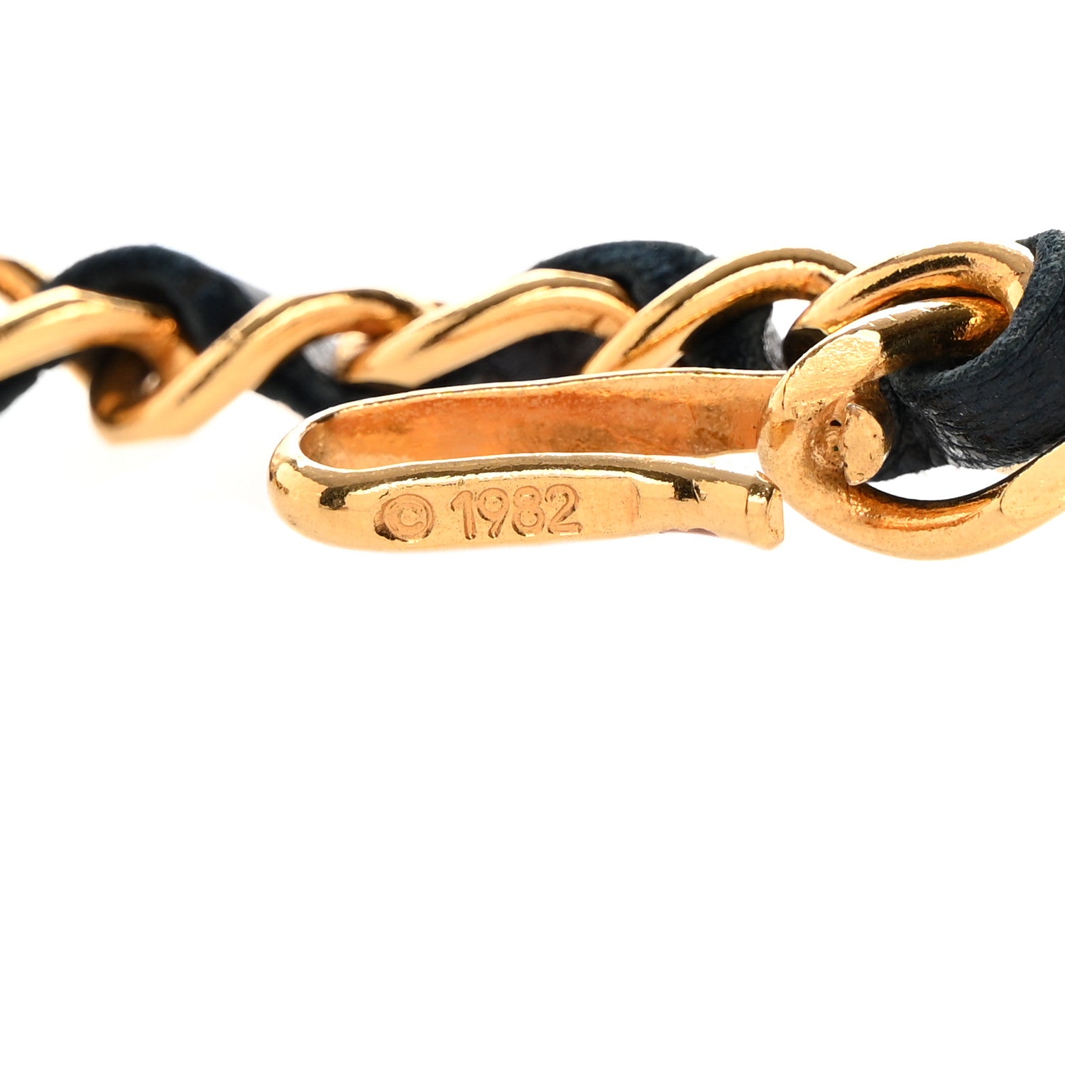 Chanel Lambskin Chain CC Medallion Belt Black Gold 4 of 5
