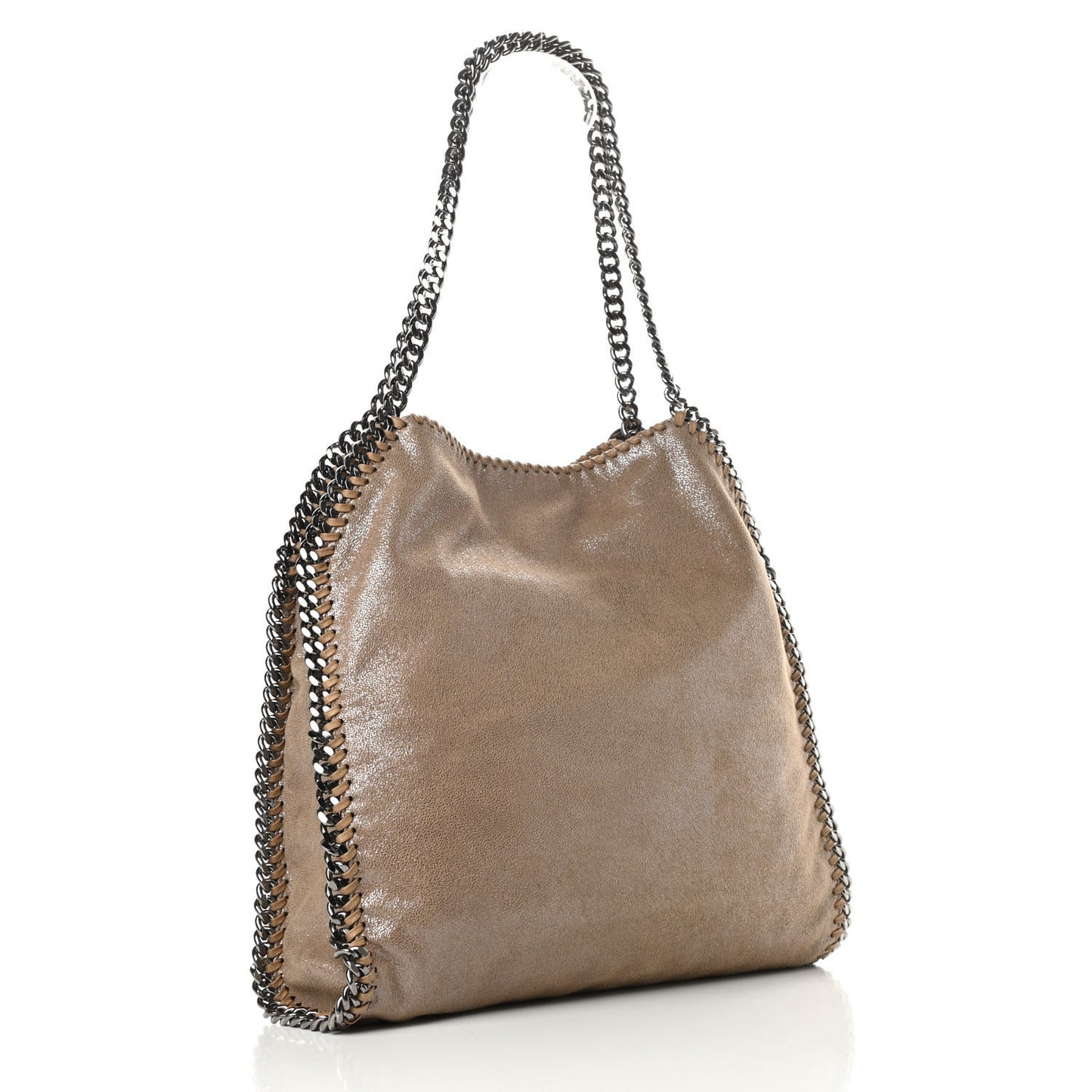 Shaggy Deer Small Falabella Tote Taupe