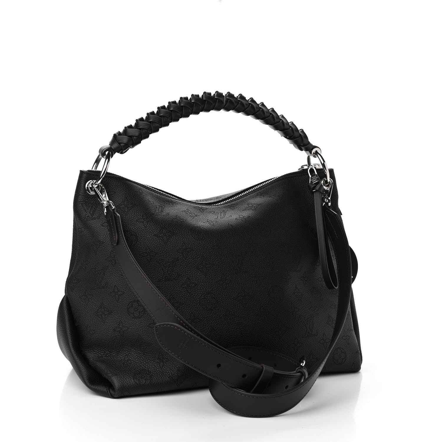 Louis Vuitton Mahina Beaubourg Hobo MM Black 3 of 10