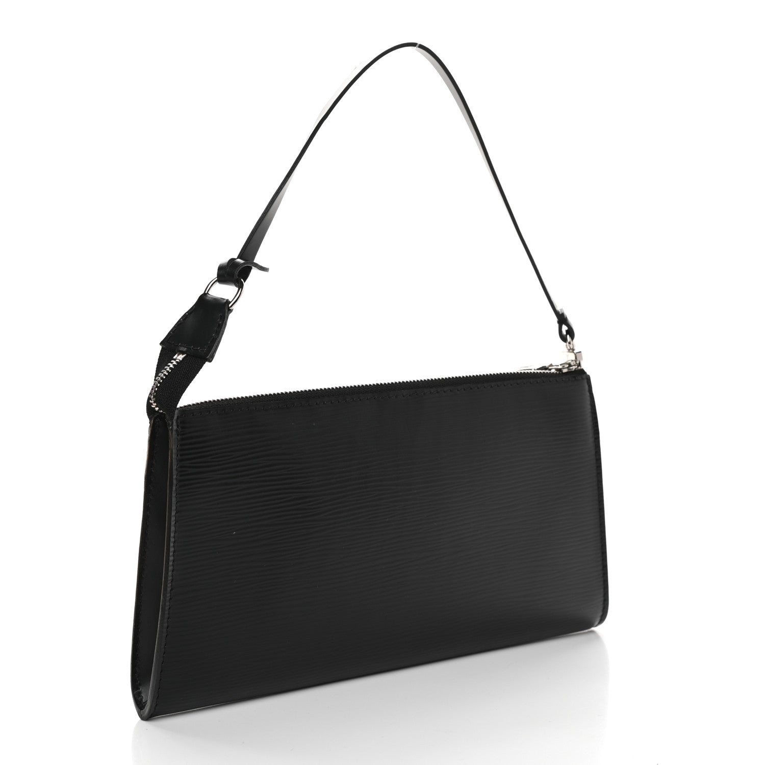 Louis Vuitton Epi Pochette Accessories 24 Black 3 of 8
