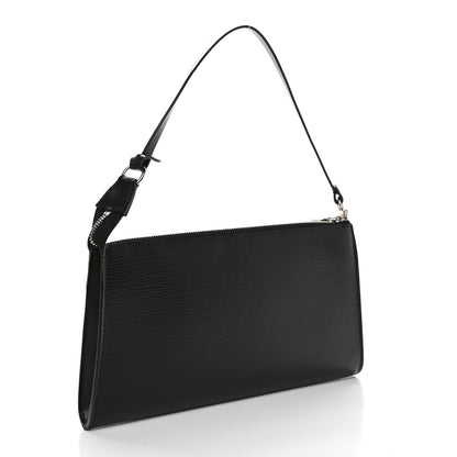 Louis Vuitton Epi Pochette Accessories 24 Black 3 of 8