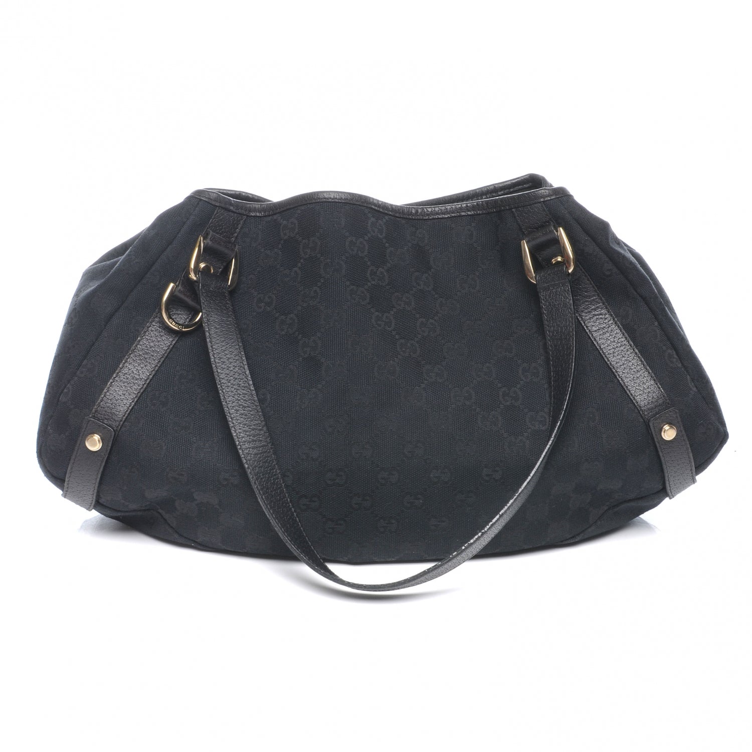 Gucci Monogram Medium Abbey Shoulder Bag Black 1 of 7