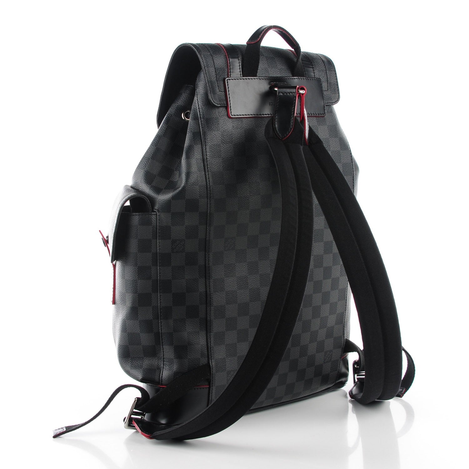 Louis Vuitton Damier Graphite Christopher PM Red 3 of 8