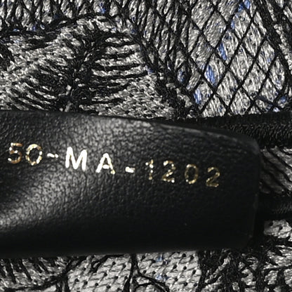 Christian Dior Canvas Embroidered Jardin Magique Saddle Bag Denim Multicolor 7 of 10