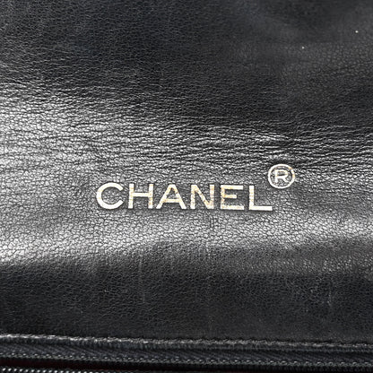 Chanel Lambskin Stitched Single Flap Black 6 of 14