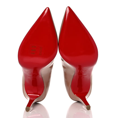 Christian Louboutin Patent Pigalle 85 Pumps 39 Nude 5 of 9