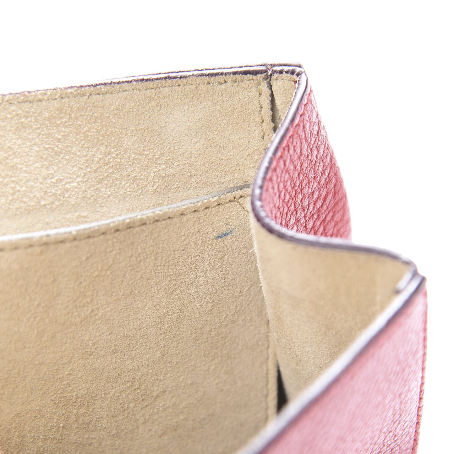 Grained Lambskin Mini Drew Shoulder Bag Plaid Red