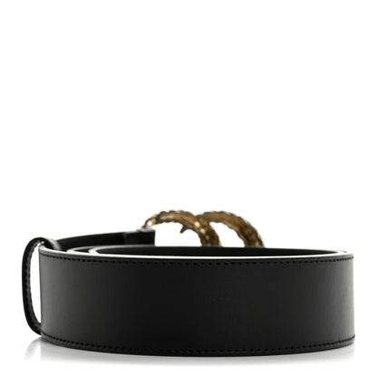 Gucci Moon Calfskin Scales Double G 40mm Belt 85 34 Black 2 of 6