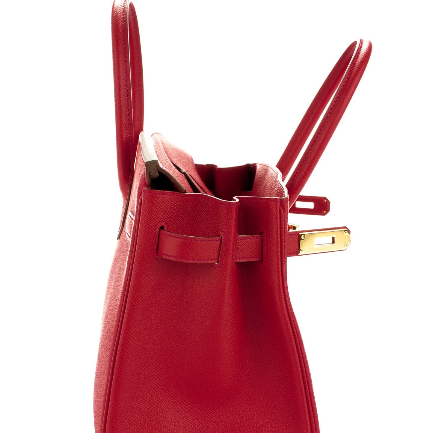 Epsom Birkin 30 Rouge Casaque