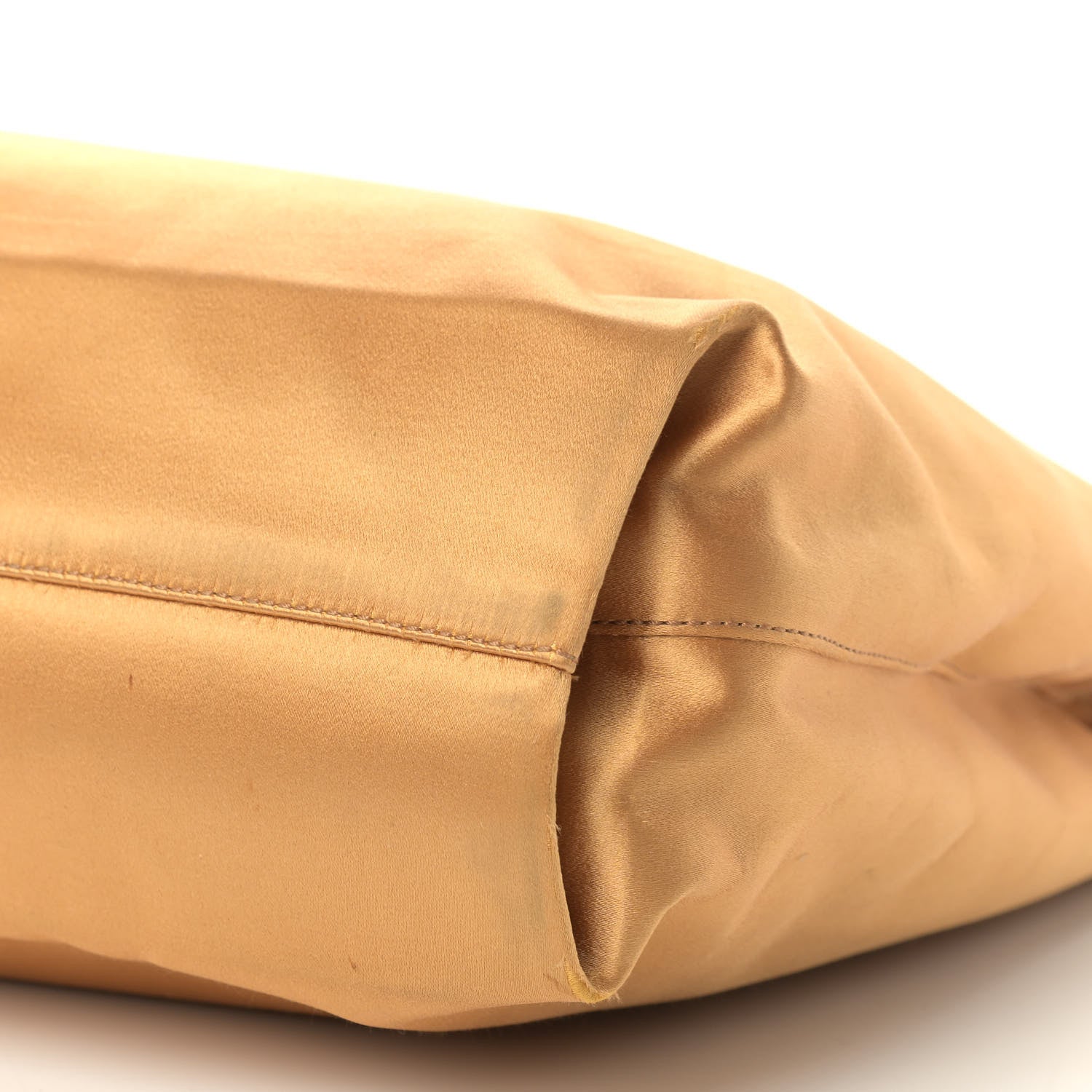 Prada Satin Raso Chain Bag Gold 8 of 14