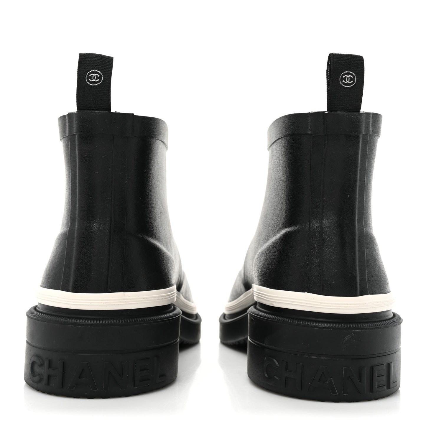 Rubber CC Short Rain Boots 38 Black