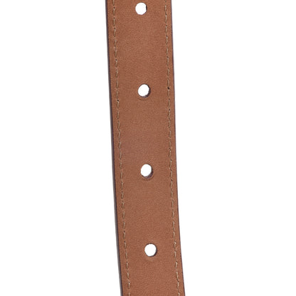 Fendi Calfskin Crystal Monster Eyes Belt 90 36 Burgundy 3 of 6