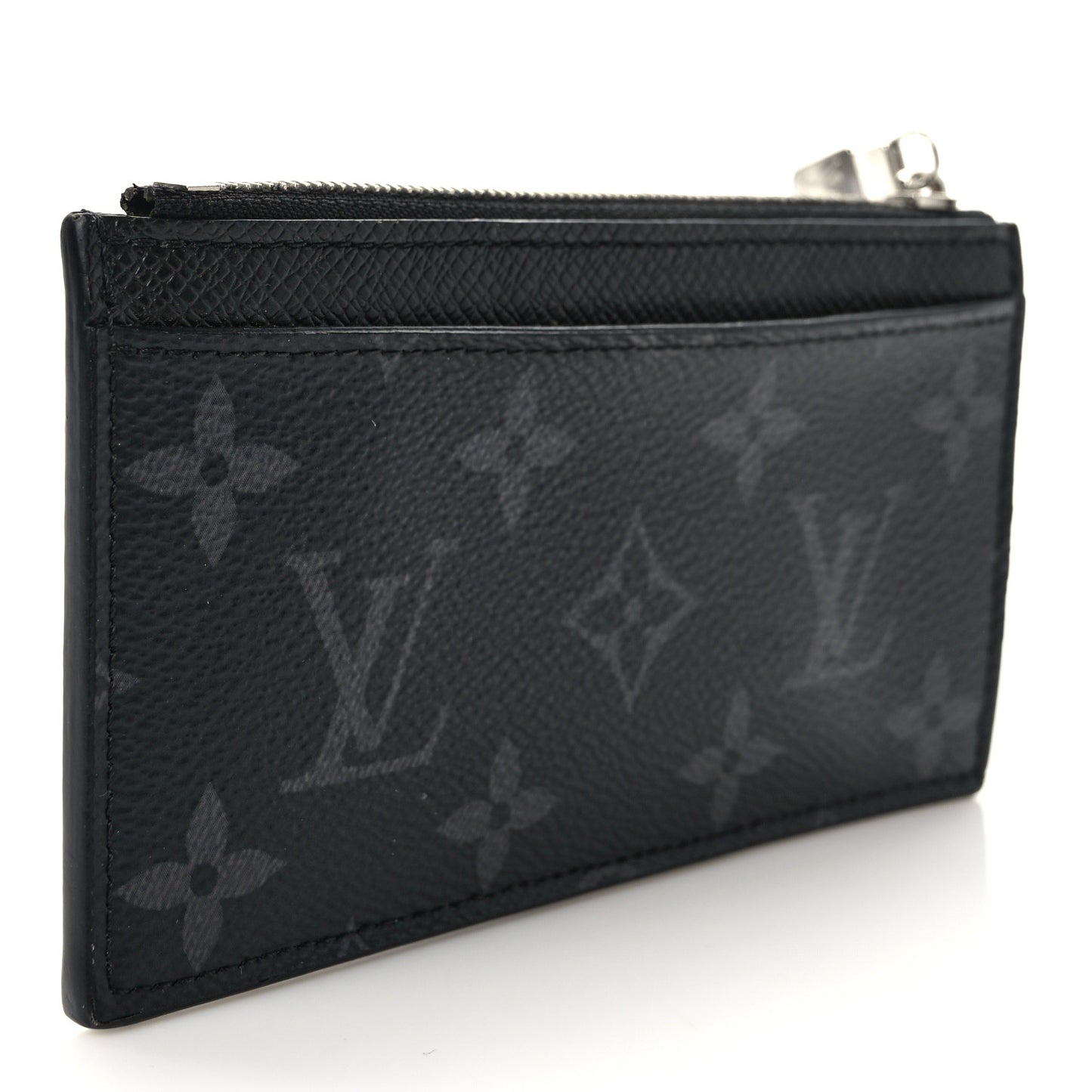 Reverse Monogram Eclipse Taiga Coin Card Holder