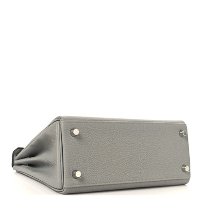 Hermes Togo Kelly Retourne 25 Gris Mouette 4 of 13