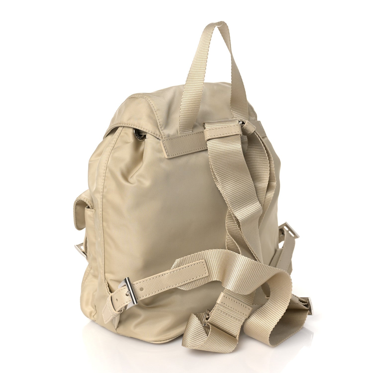 Prada Nylon Vela Small Backpack Deserto 2 of 7