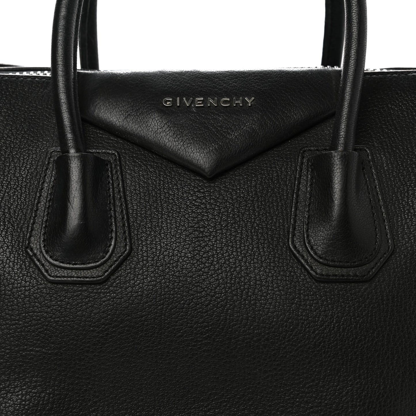 Sugar Goatskin Medium Antigona Black