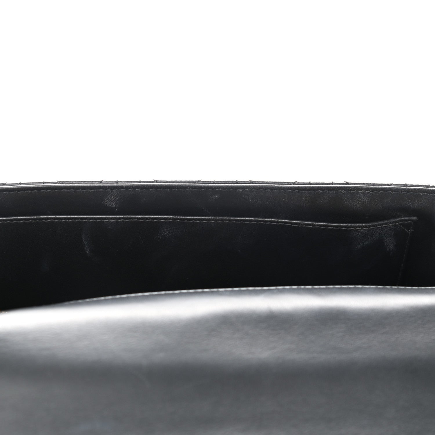 Christian Dior Grained Calfskin Cannage Large Caro Bag Black 12 of 13