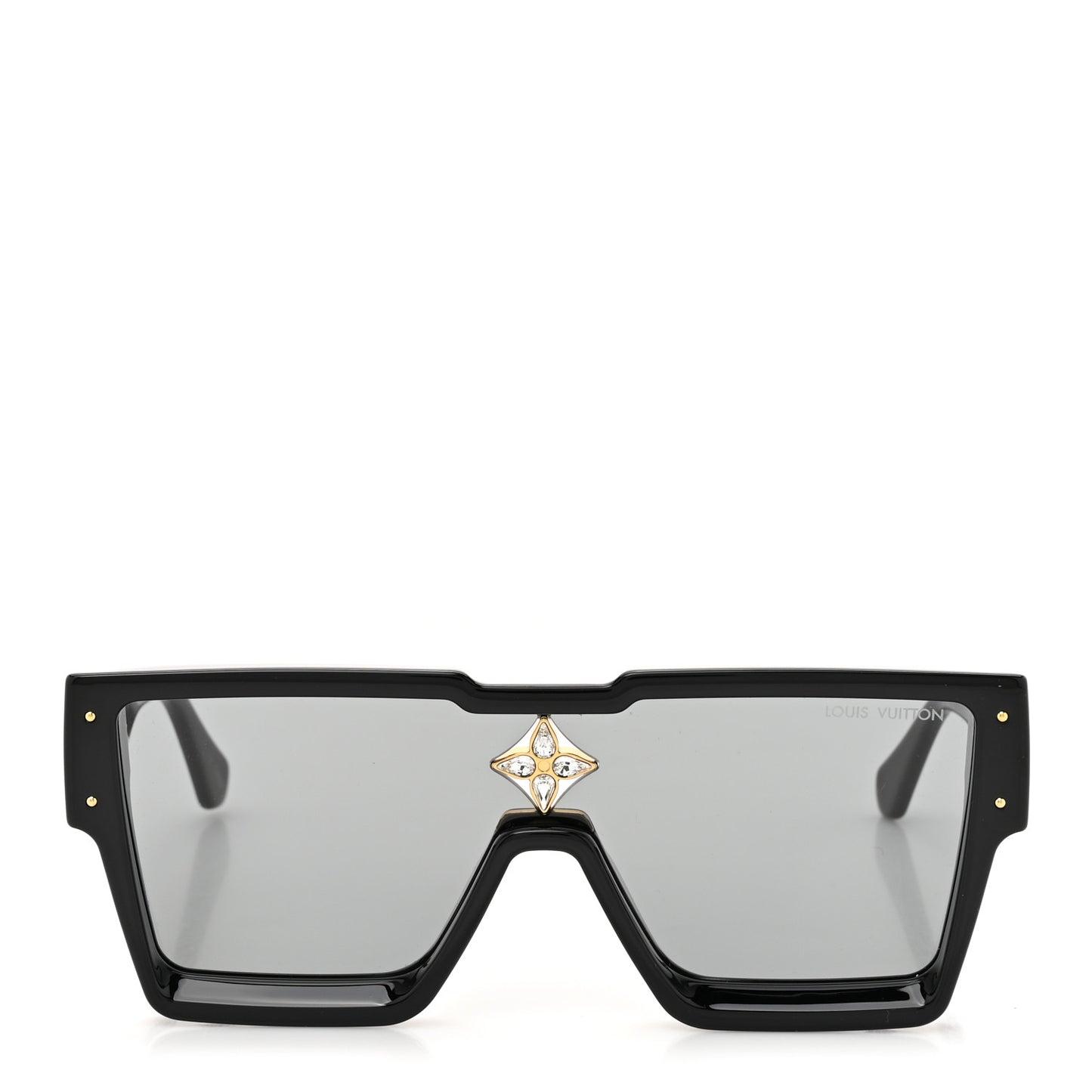 Acetate Swarovski Crystal Cyclone Sunglasses Z1578E Black