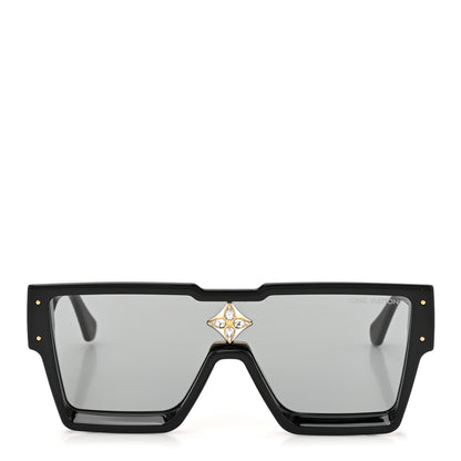 Louis Vuitton Acetate Swarovski Crystal Cyclone Sunglasses Z1578E Black 2 of 8
