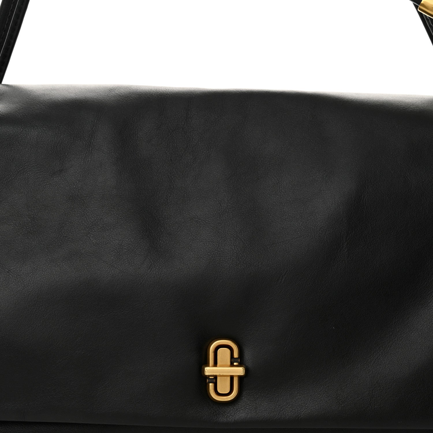 Marc Jacobs Calfskin Large Dual Shoulder Bag Black 8 of 11