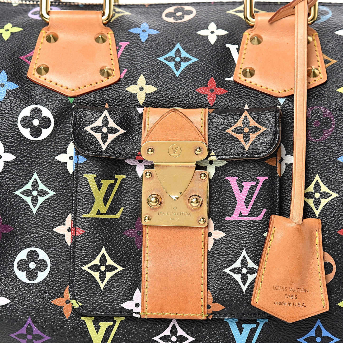 Monogram Multicolor Speedy 30 Black