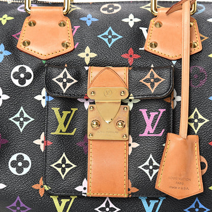 Louis Vuitton Monogram Multicolor Speedy 30 Black 7 of 15