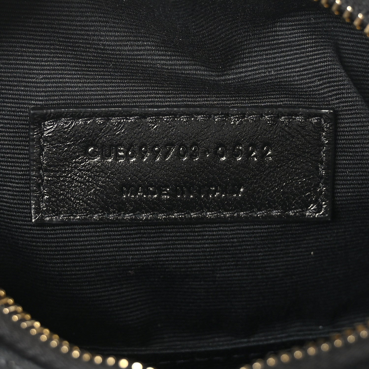 Saint Laurent Lambskin Monogram Mini Sade Tube Bag Black 7 of 9