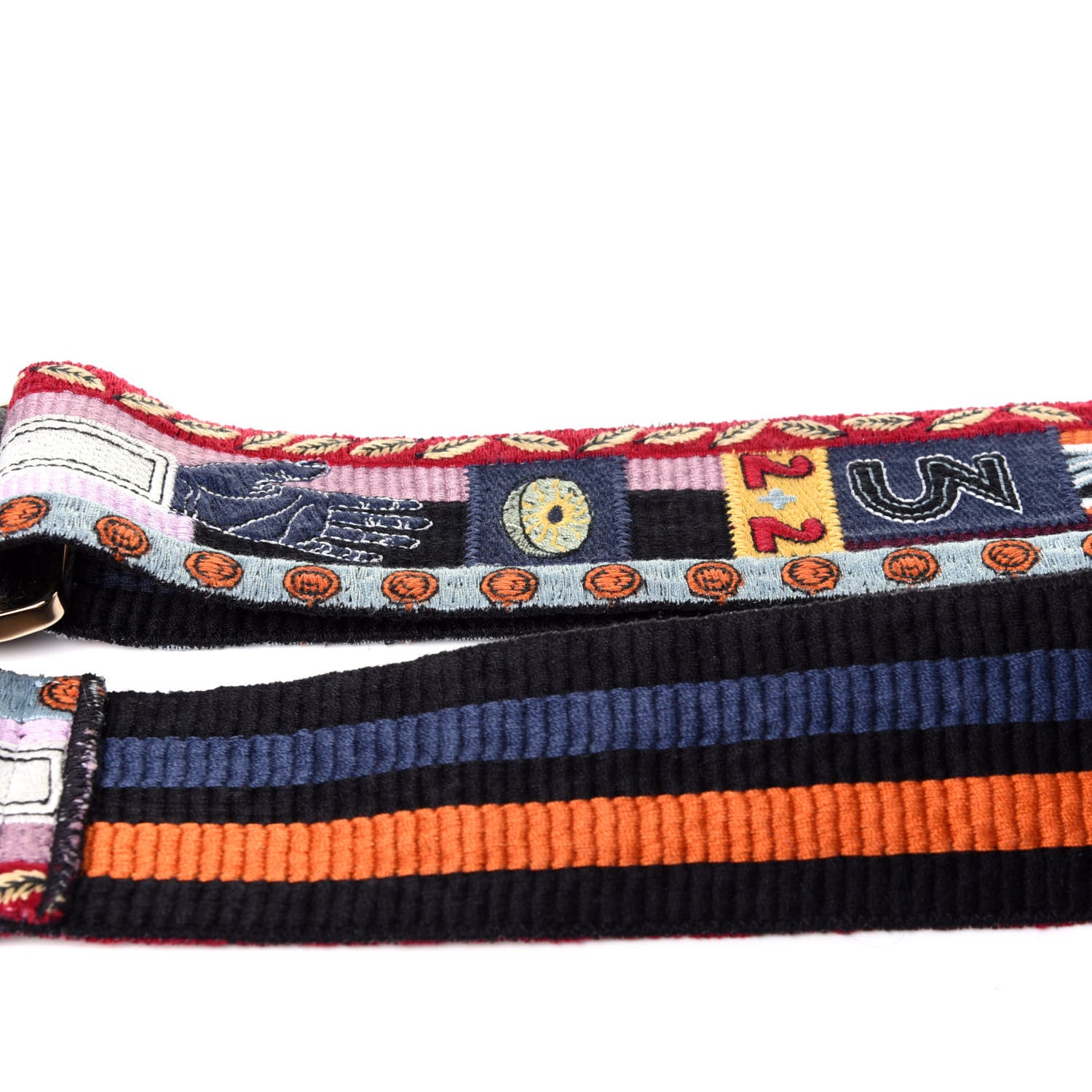 Valentino Garavani Canvas Counting Rockstud Guitar Strap Multicolor 6 of 9