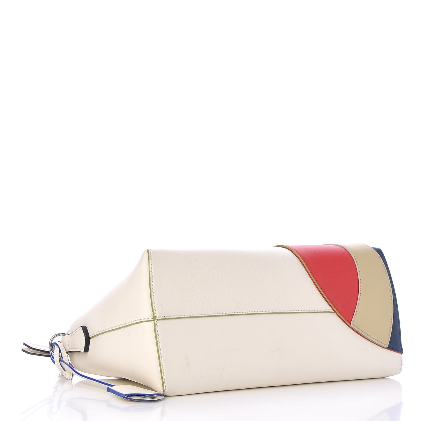 Vitello Dolce Marquetry Medium By The Way Boston Bag White Multicolor