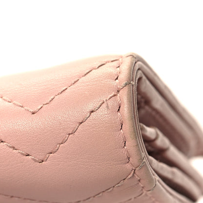 Gucci Calfskin Matelasse GG Marmont Card Case Wallet Perfect Pink 12 of 12
