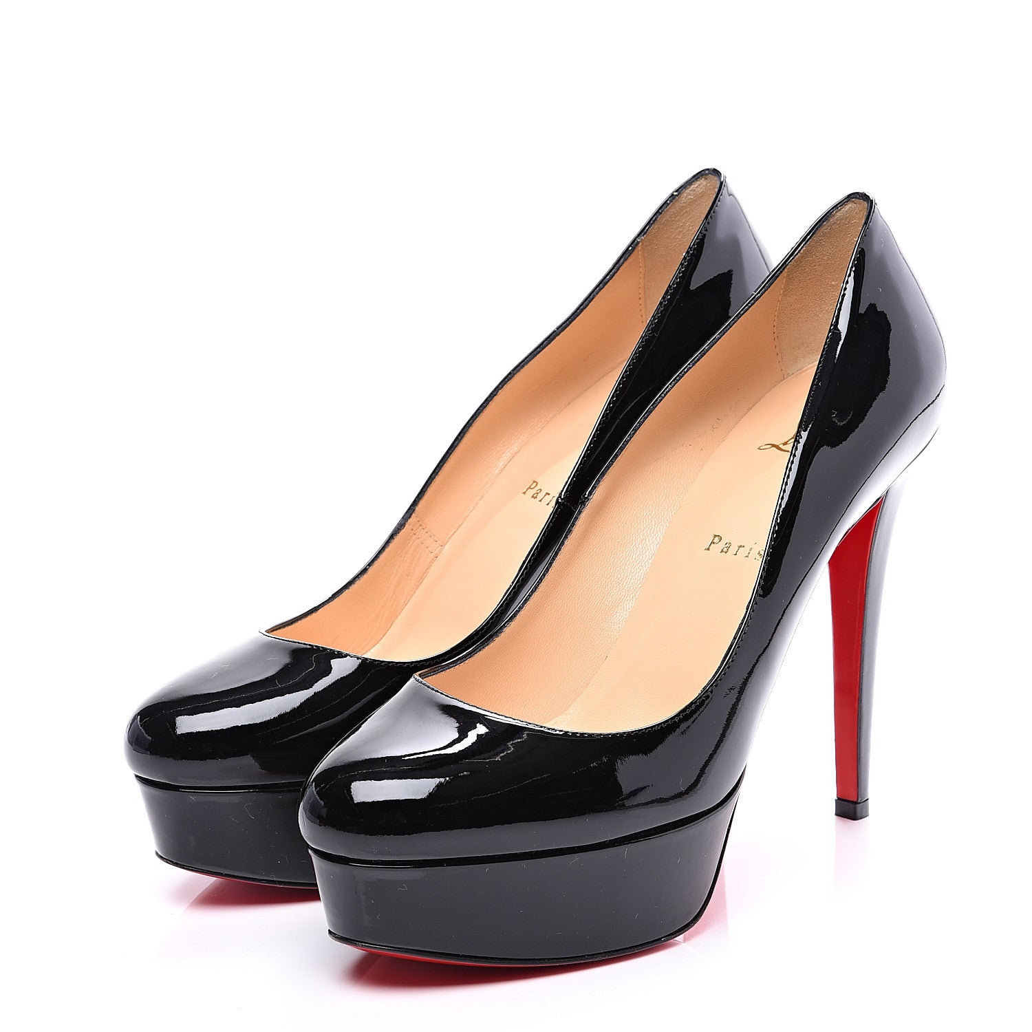 Christian Louboutin Patent Bianca 120 Pumps 39.5 Black 2 of 9