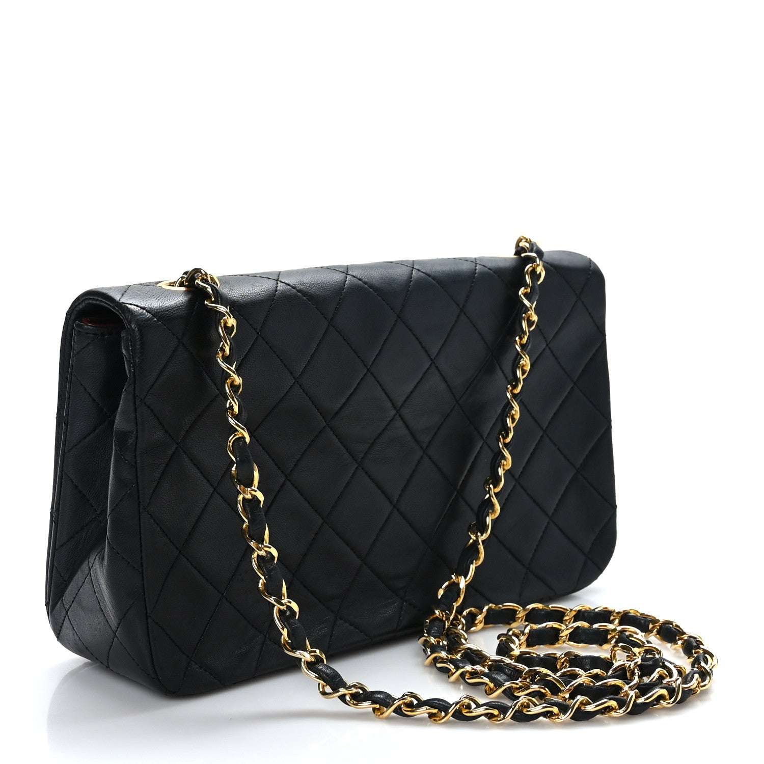 Chanel Lambskin Quilted Small Single Flap Black 3 of 9