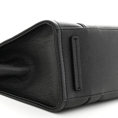 Marc Jacobs Grained Calfskin Medium The Tote Bag Black 8 of 9