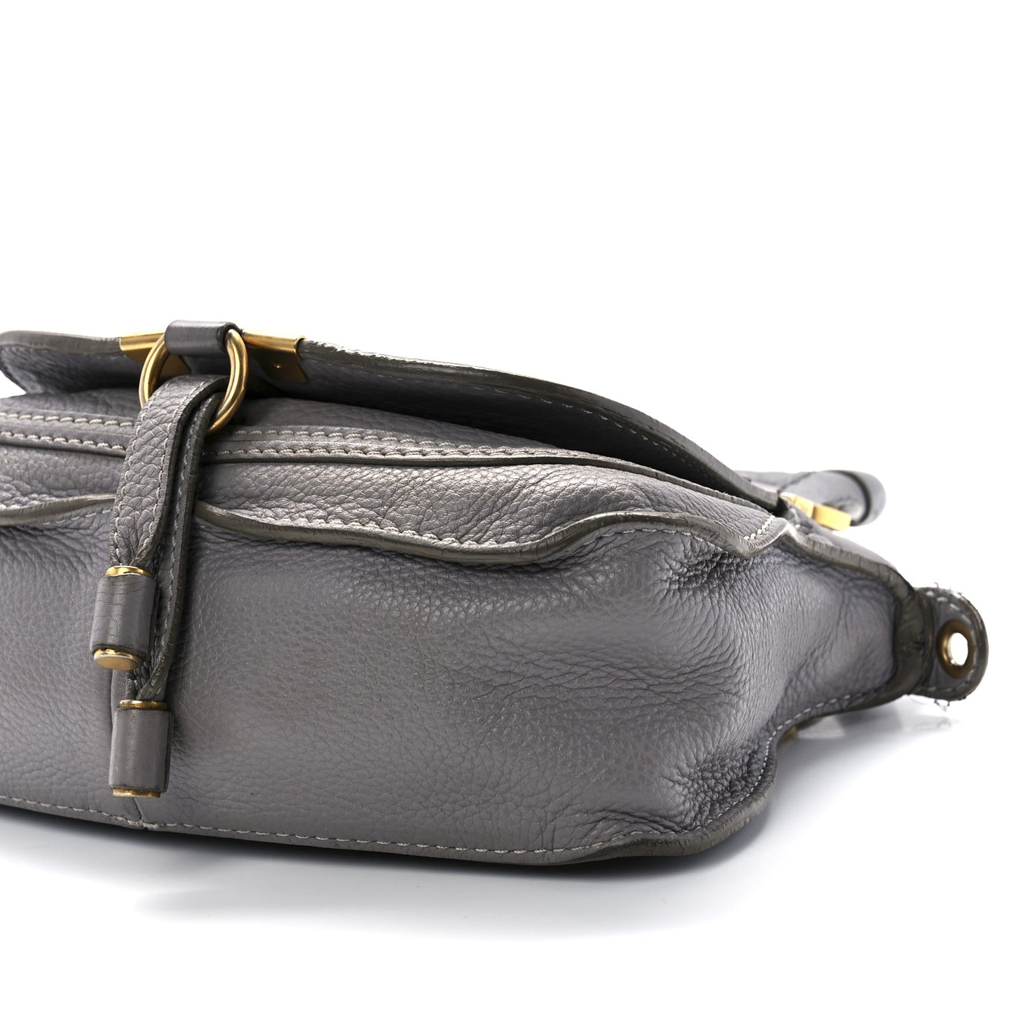 Calfskin Mini Marcie Satchel Cashmere Grey