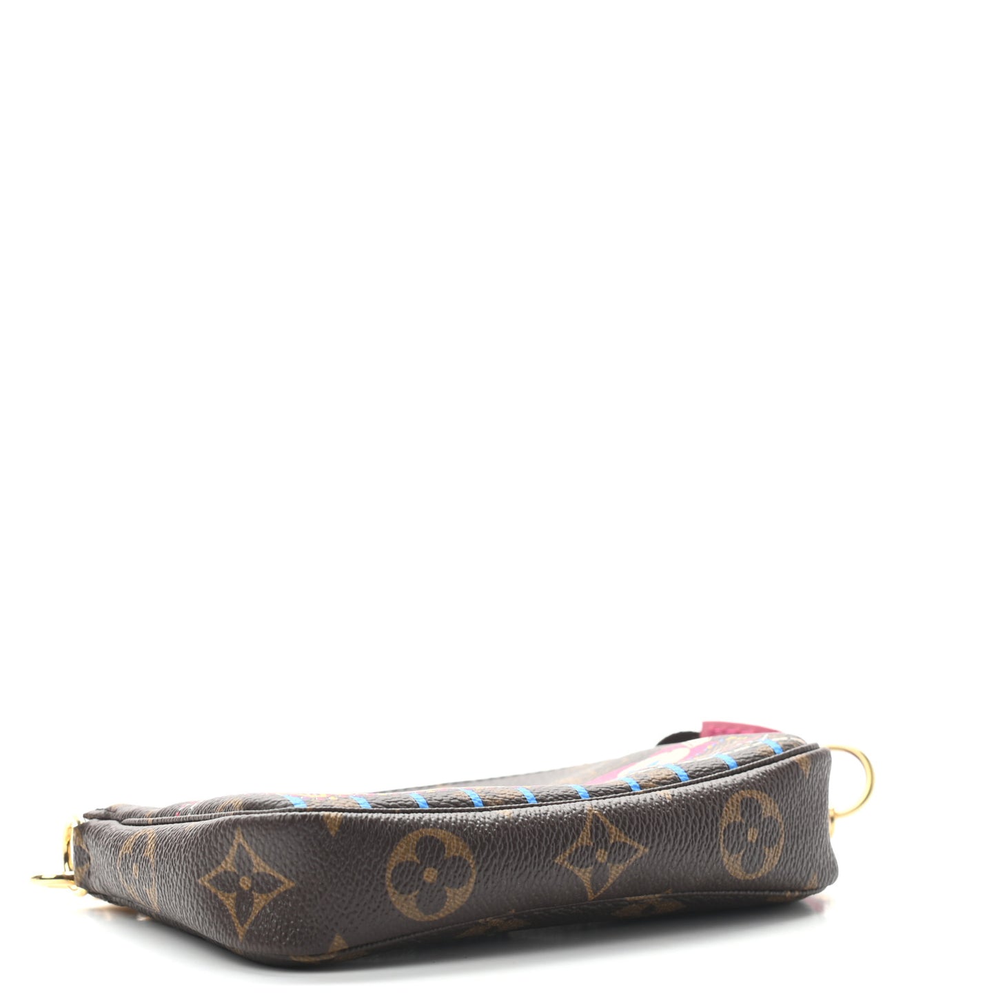 Monogram 2020 Christmas Animation Roller Coaster Mini Pochette Accessories Pivoine