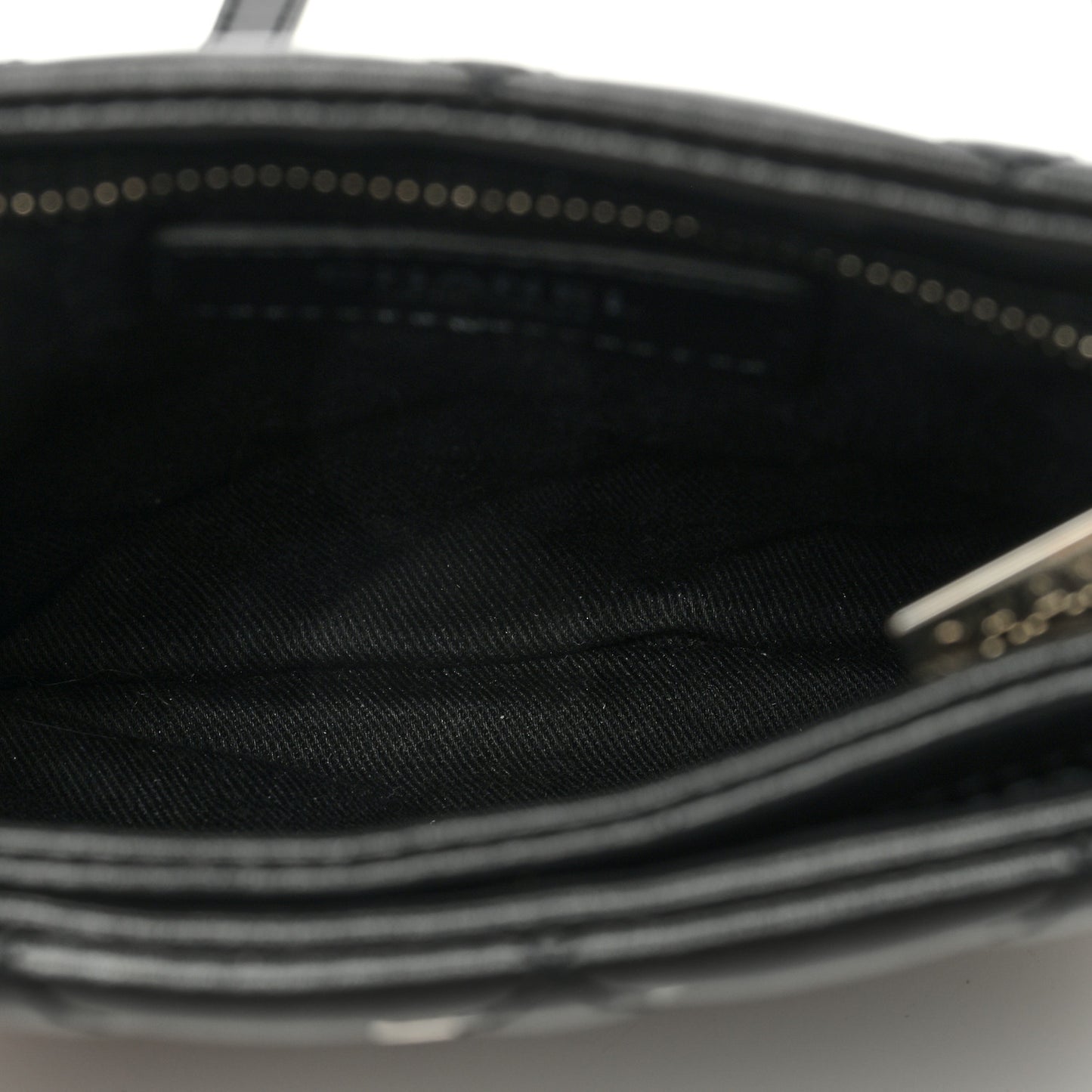 Lambskin Quilted Crossbody Bag Black