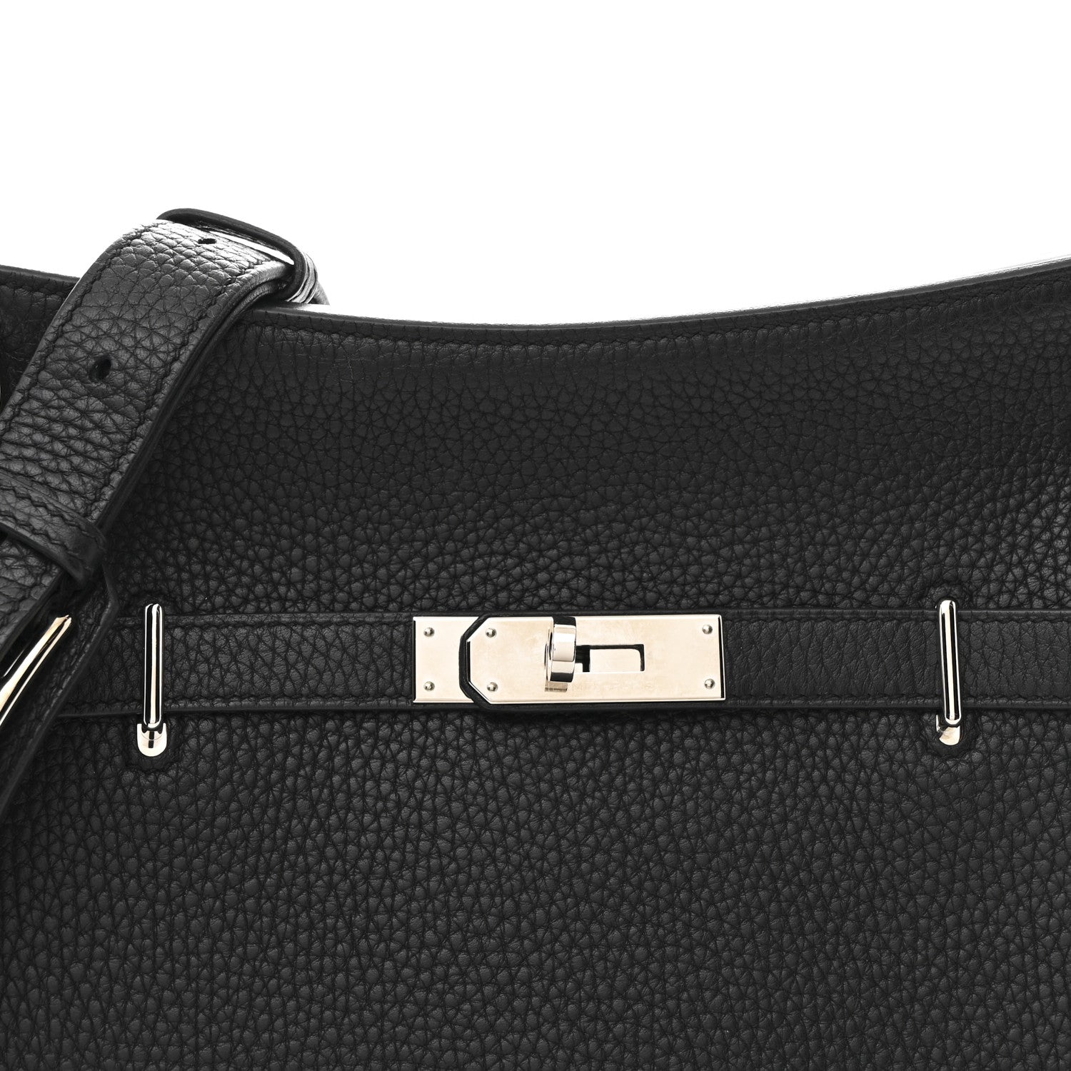 Hermes Taurillon Clemence Jypsiere 28 Black 8 of 10