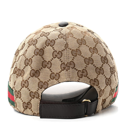 Gucci Monogram Web Baseball Hat M Beige Cocoa 6 of 9