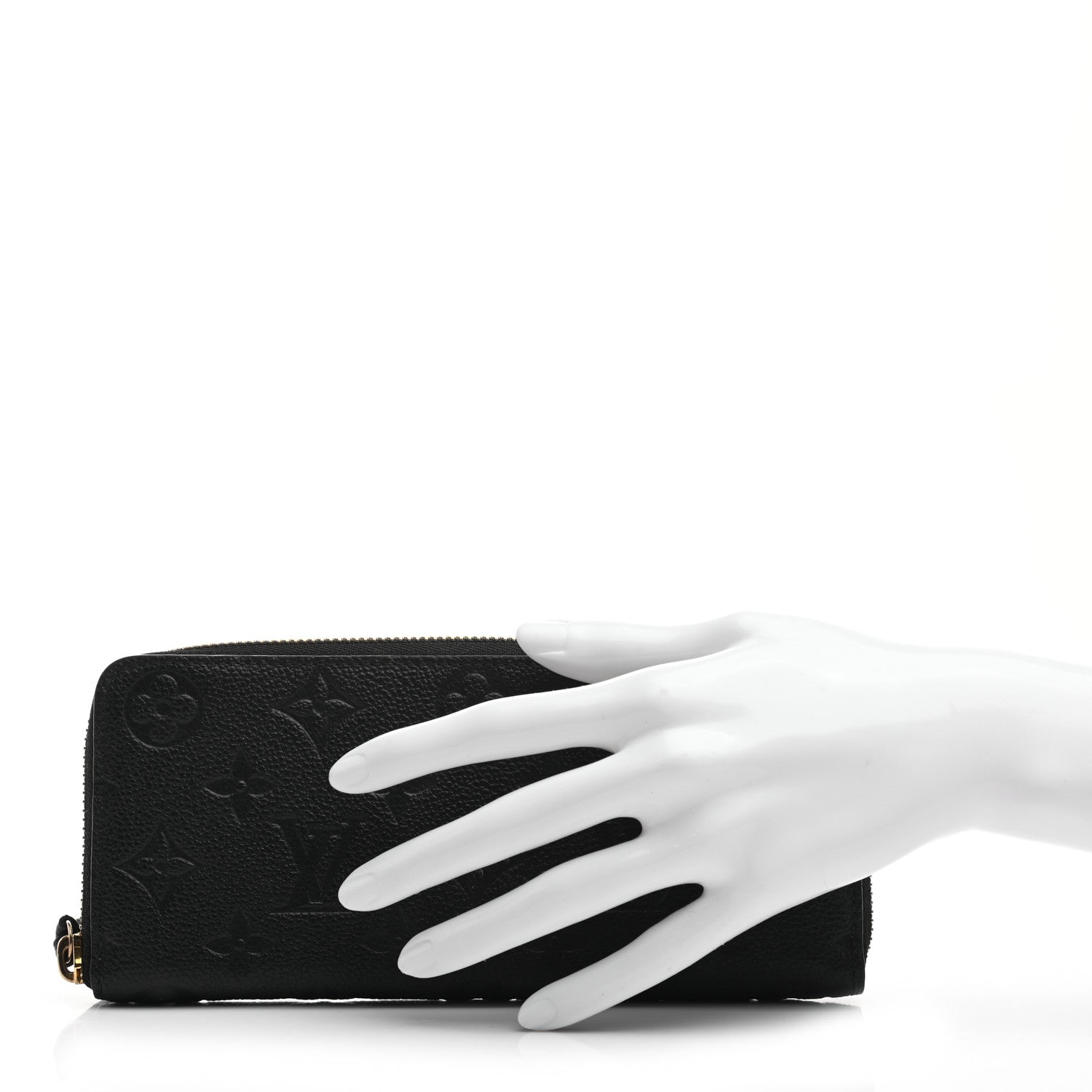 Louis Vuitton Empreinte Clemence Wallet Black 2 of 7