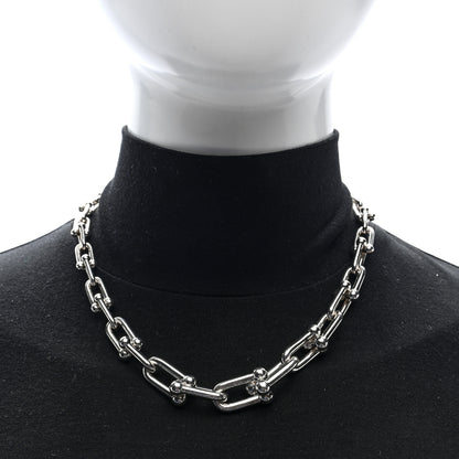 Tiffany Sterling Silver HardWear Graduated Link Necklace 2 of 4