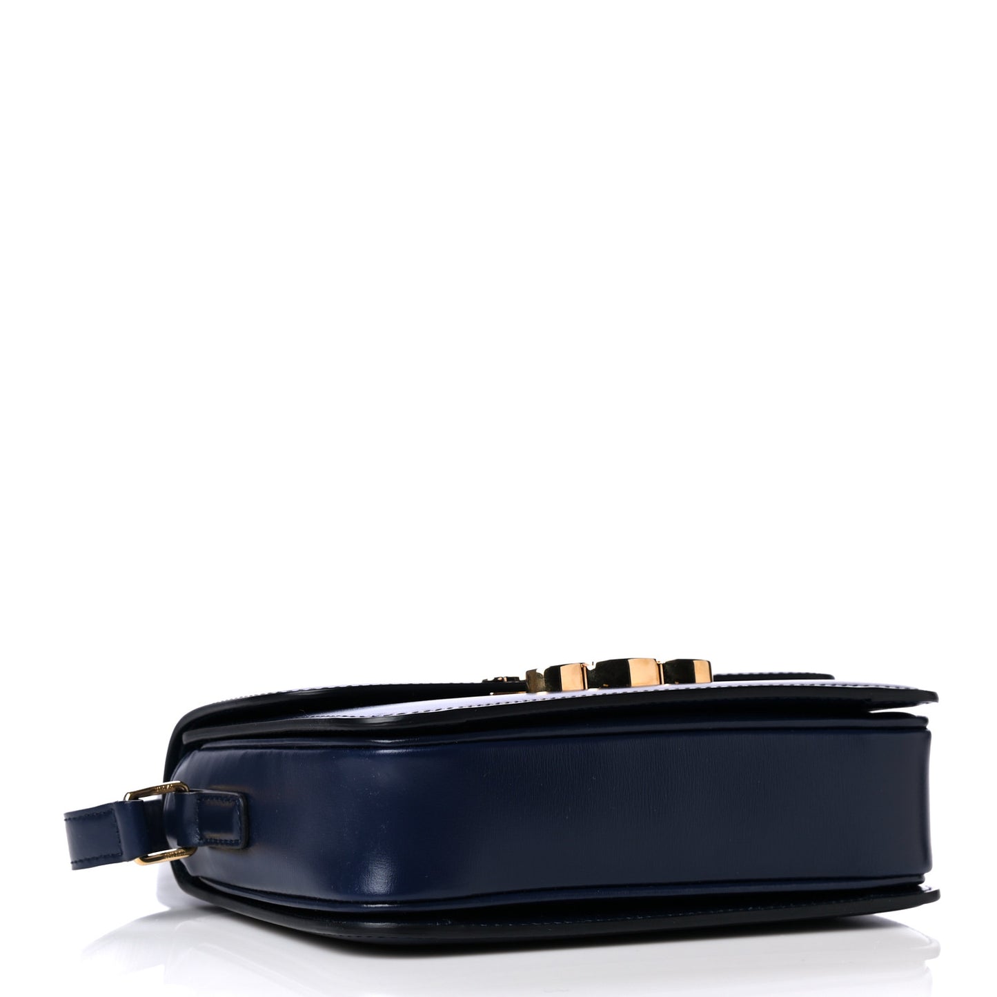 Shiny Calfskin Teen Triomphe Dark Blue