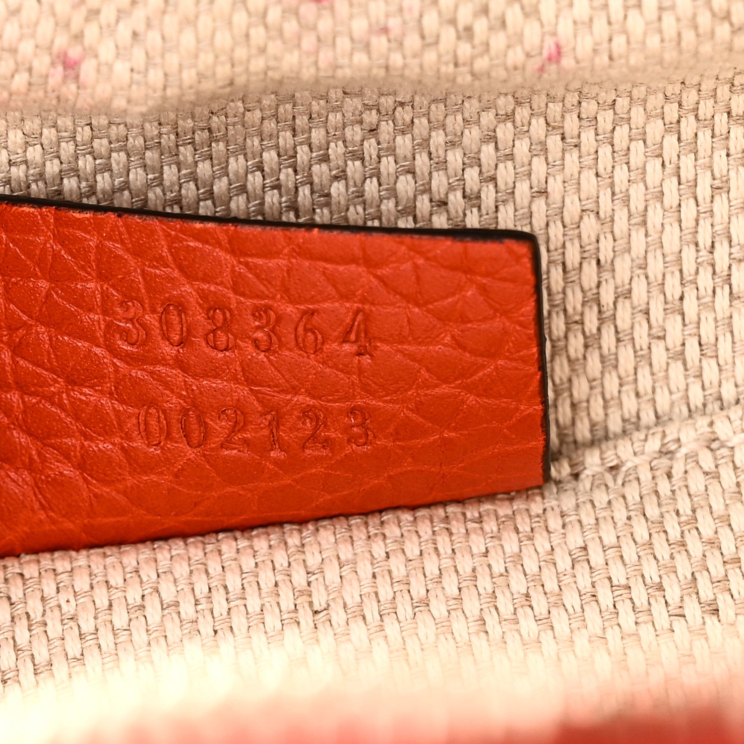 Gucci Pebbled Calfskin Small Soho Disco Bag Sun Orange 7 of 11