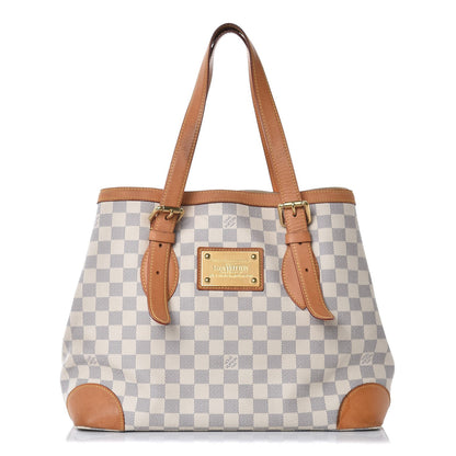 Louis Vuitton Damier Azur Hampstead MM 1 of 11