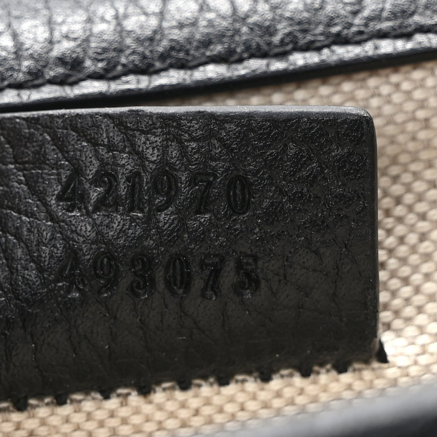 Calfskin Mini Dionysus Shoulder Bag Black