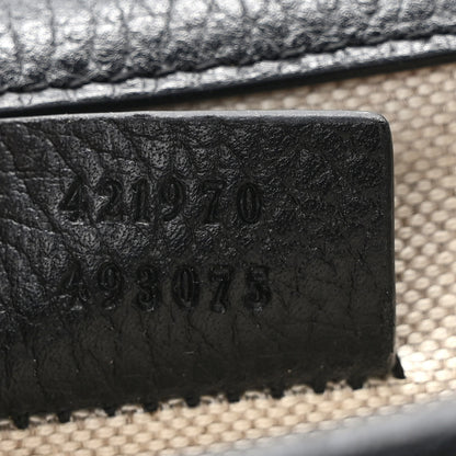 Gucci Calfskin Mini Dionysus Shoulder Bag Black 7 of 9