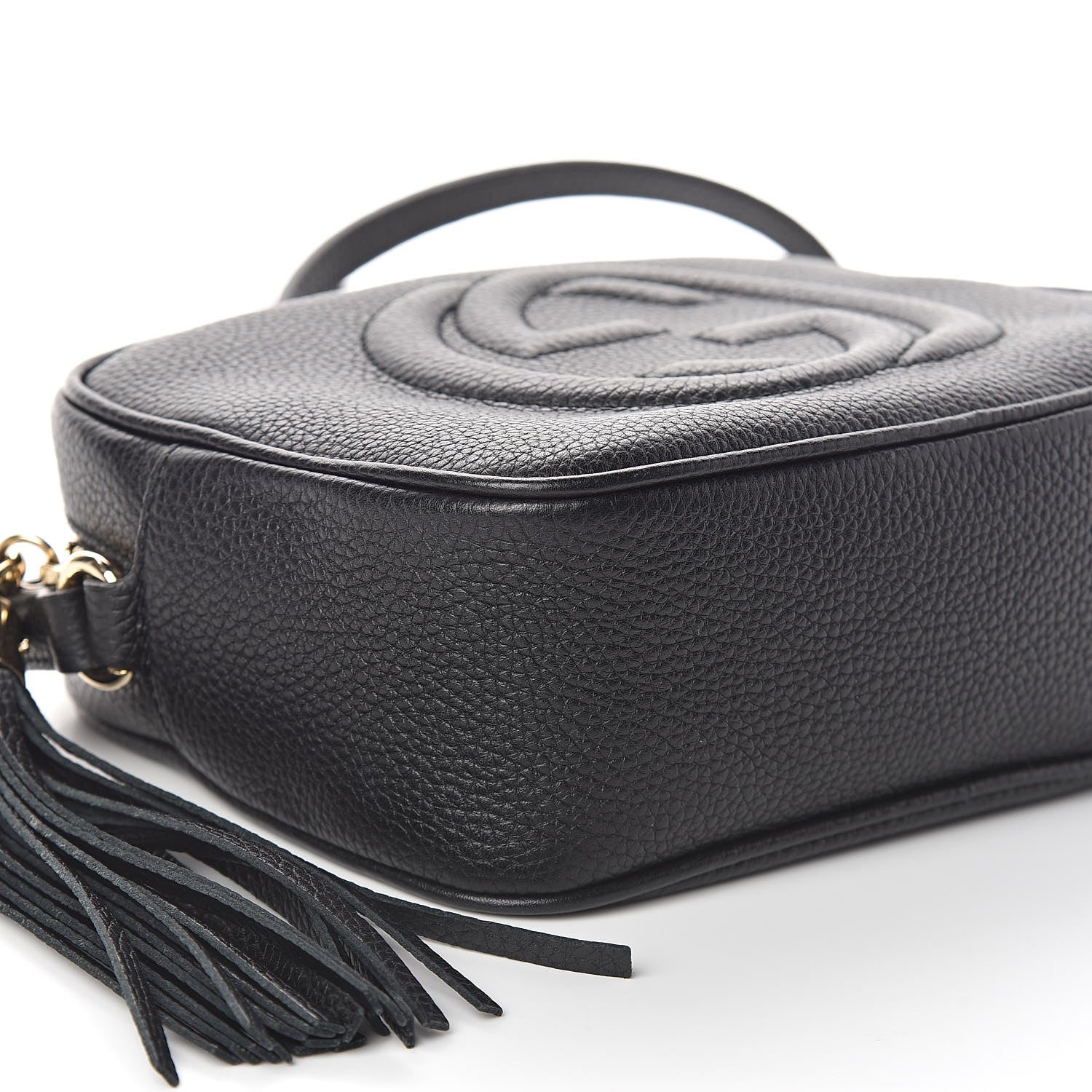 Gucci Pebbled Calfskin Small Soho Disco Bag Black 8 of 9