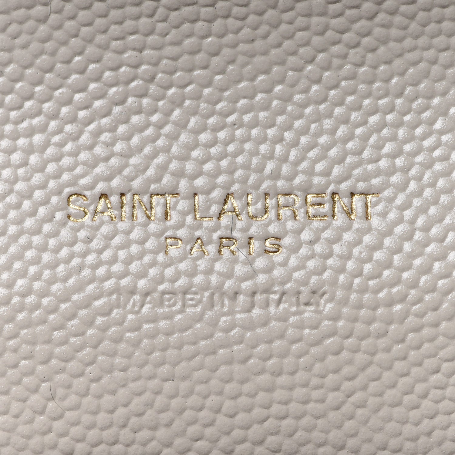 Saint Laurent Grain De Poudre Textured Mixed Matelasse Triquilt Monogram Clutch Blanc Vintage 6 of 13